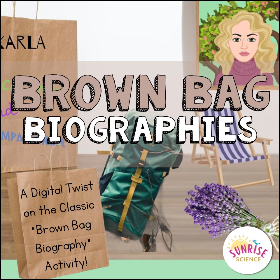 brown bag biography getting to know you activity for middle school